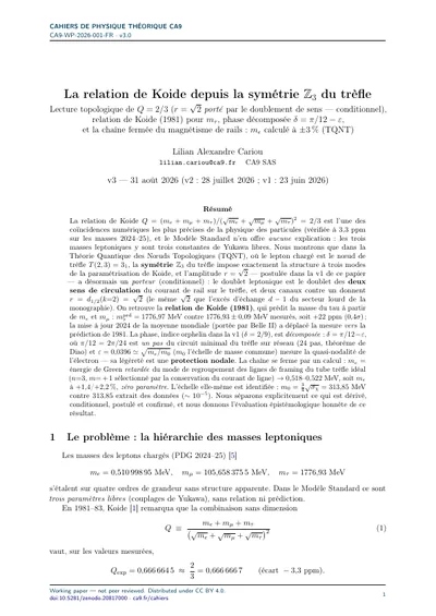 N° 001